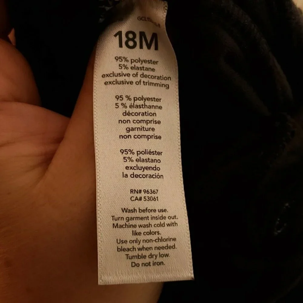 Osh Kosh B'gosh Toddler Grey Velvet Pantsuit. 18 M